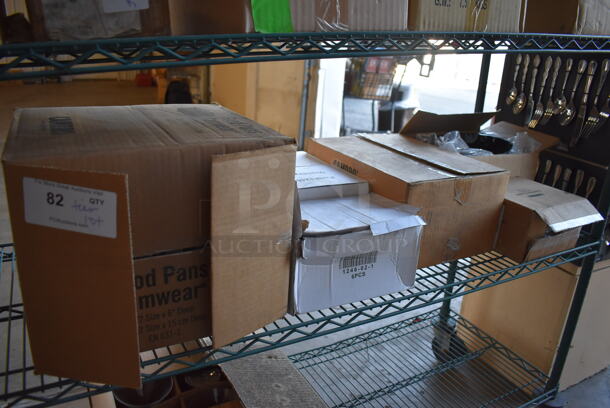 ALL ONE MONEY! Tier Lot of Various Items Including Cambro 1/6 Size Drop In Bin Lids, Poly Bowls and Cambro Trays - Image 2 of 12