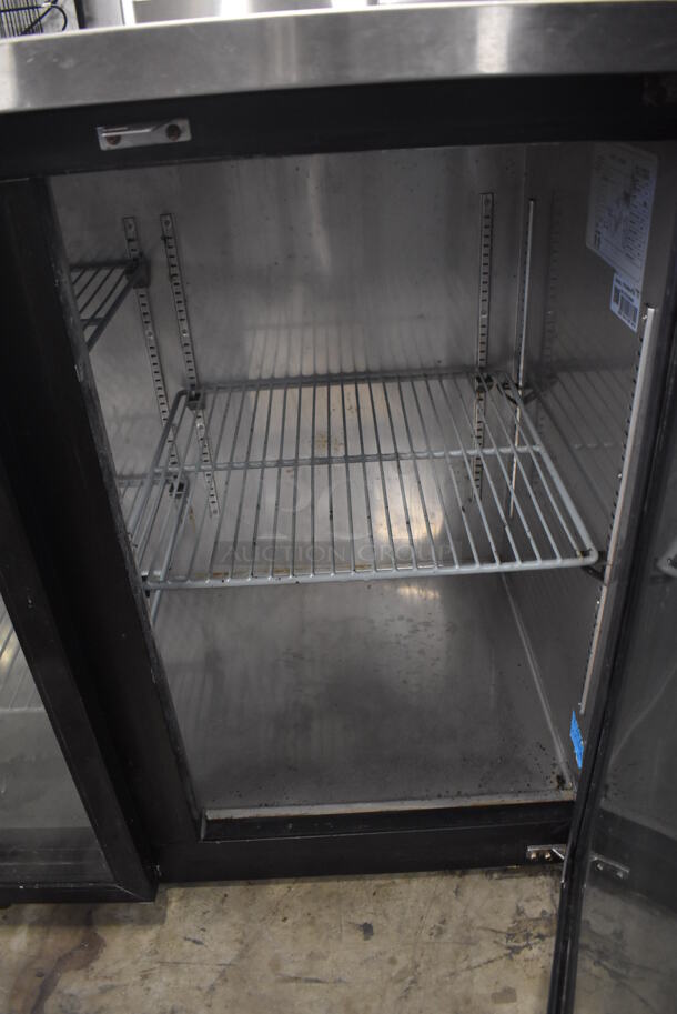 Avantco 178UBB2472G Stainless Steel Commercial 3 Door Back Bar Cooler Merchandiser. 115 Volts, 1 Phase. 73x24.5x36.5. Tested and Powers On But Does Not Get Cold - Image 3 of 6