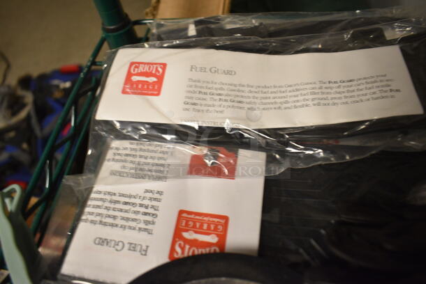 ALL ONE MONEY! Tier Lot of Various Items Including Glass Plates, Fuel Guards, Tools with Bag, and Sunglasses - Image 4 of 6