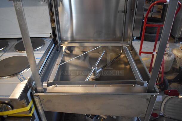 BRAND NEW SCRATCH AND DENT! 2022 Noble Wareforce I-E Stainless Steel Commercial Straight Pass Through Dishwasher. 115 Volts, 1 Phase. 31x31x68 - Image 4 of 9