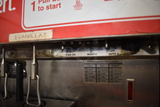 Electro Freeze 88TN-CMT-232 Stainless Steel Commercial Air Cooled 2 Flavor w/ Twist Soft Serve Ice Cream Machine on Commercial Casters. 208-230 Volts, 3 Phase.  - Image 5 of 11