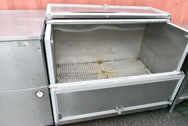 Beverage Air SM49N Stainless Steel Commercial Milk Cooler on Commercial Casters. 115 Volts, 1 Phase.  - Image 6 of 8