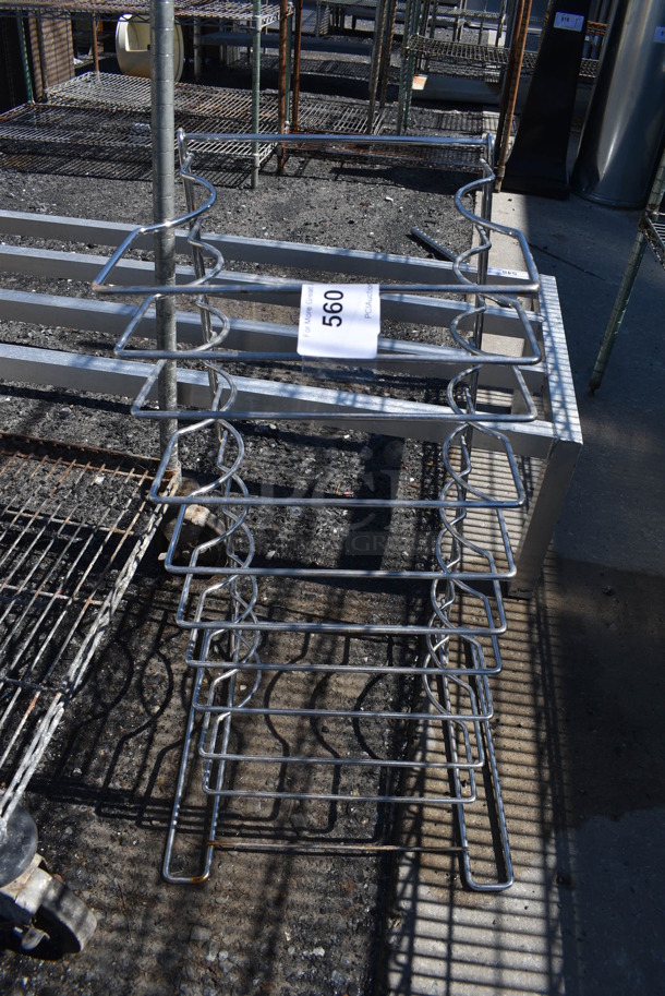 Metal Pizza Pie Pan Rack. 16x16x28.5 - Image 1 of 3