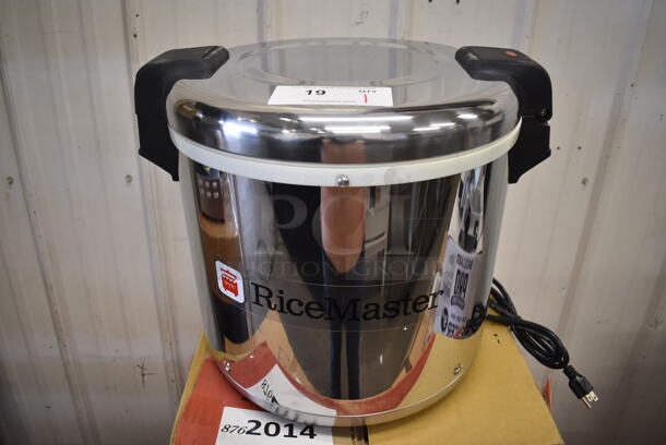 BRAND NEW IN BOX! 2022 Town 56919 Stainless Steel Commercial Countertop 92 Cup Commercial Rice Warmer. 120 Volts, 1 Phase. 18x15x16. Tested and Working! - Image 1 of 8