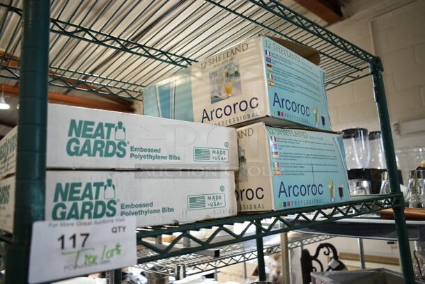 ALL ONE MONEY! Tier Lot of Various Items Including Arcoroc Shetland Glasses - Image 1 of 4