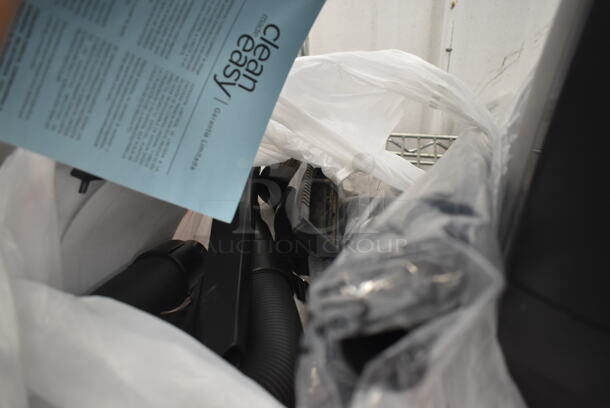 ALL ONE MONEY! Lot of BRAND NEW Oreck Canister Vacuum, Box of 6 Rubbermaid Food Pans, Plastic Drop-In Bins, Egg Slicer, AND MORE!    - Image 3 of 5