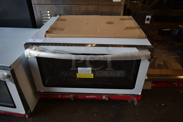 BRAND NEW SCRATCH AND DENT! Avantco 177CO38M Stainless Steel Commercial Countertop Electric Powered Full Size Convection Oven. 208/240 Volts, 1 Phase.  - Image 1 of 5