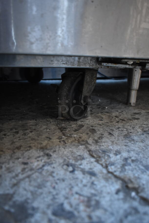 Continental SW72-20M Stainless Steel Commercial Sandwich Salad Prep Table Bain Marie Mega Top on Commercial Casters. 115 Volts, 1 Phase. Tested and Powers On But Does Not Get Cold - Image 10 of 10