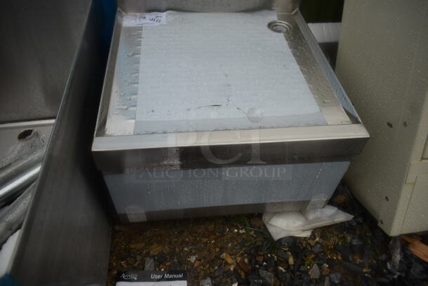 BRAND NEW SCRATCH AND DENT! Regency 600DBU1818 Stainless Steel Commercial Underbar Drainboard - 18" x 18". No Legs.  - Image 5 of 5