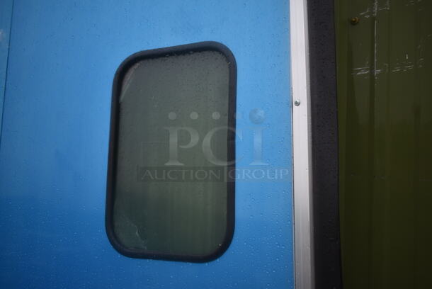 BRAND NEW SCRATCH AND DENT! Metal Traffic Door Swinging Kitchen Door.  - Image 3 of 6