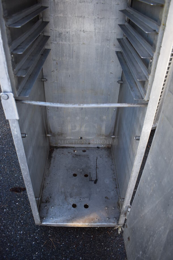 Metal Commercial Enclosed Pan Transport Rack on Commercial Casters. 28x20x69 - Image 8 of 9