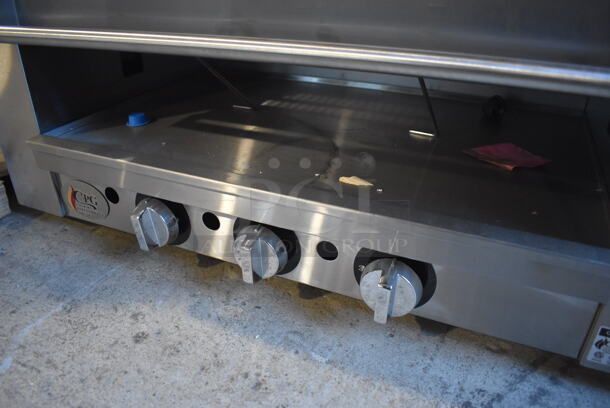 BRAND NEW SCRATCH AND DENT! CPG 351S36SBN Stainless Steel Commercial Natural Gas Powered Salamander Broiler Cheese Melter. 36,000 BTU. 35x21x21.5 - Image 7 of 7