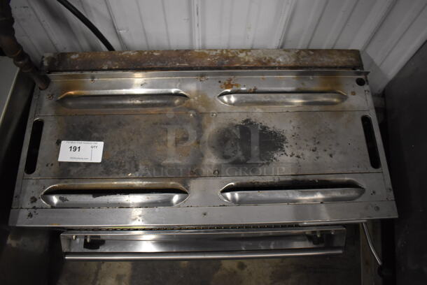 Garland Stainless Steel Commercial Natural Gas Powered Cheese Melter. 37x27x24 - Image 5 of 5