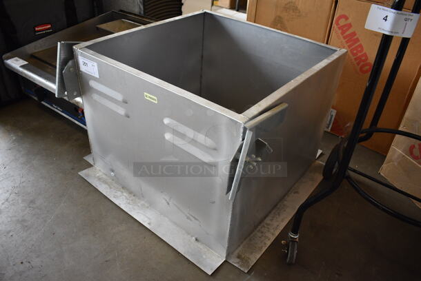 Metal Commercial Bottom Frame / Stand for Mushroom Exhaust Fan. Appears New! 33x33x20.5 - Image 2 of 4
