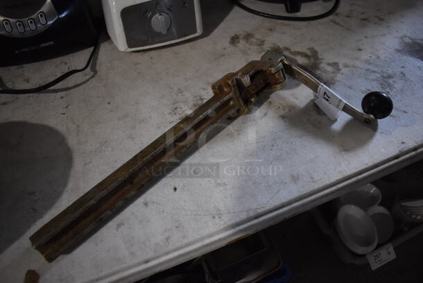 Metal Can Opener. 9x3x19 - Image 1 of 4