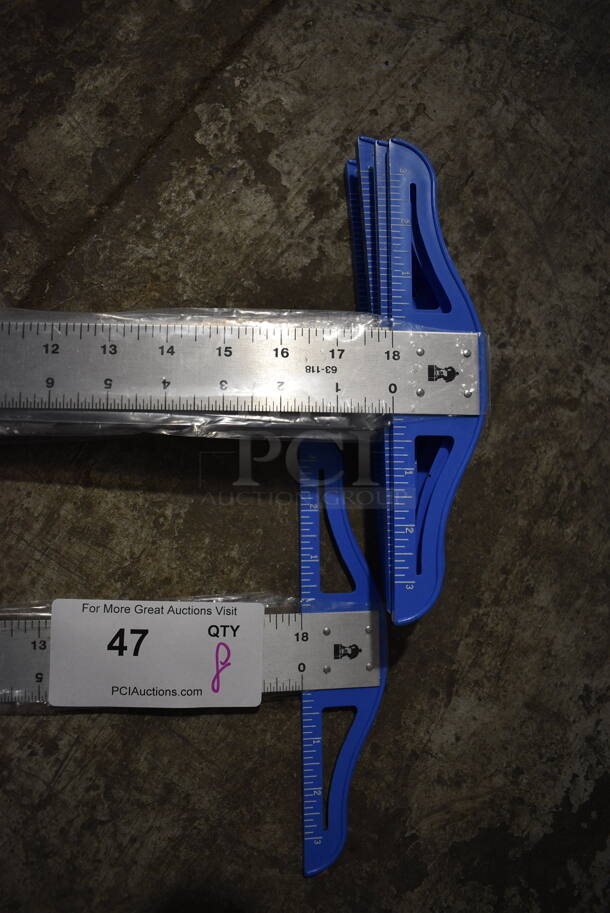 8 BRAND NEW! Alvin L18 Stainless Steel Professional T Square. 9x20. 8 Times Your Bid! - Image 2 of 3