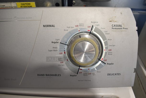 GE Metal Top Load Washer. 115 Volts, 1 Phase. 27x26x42 - Image 3 of 7
