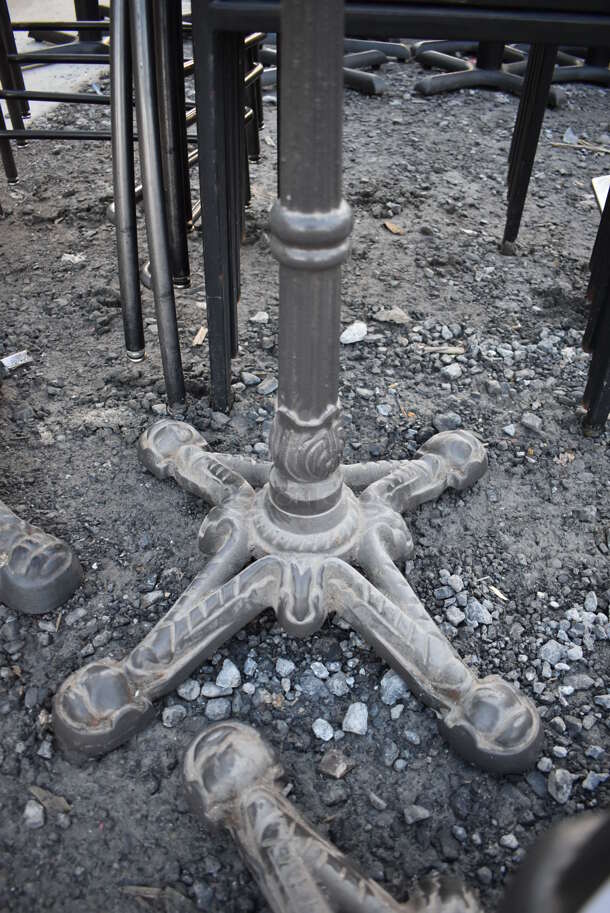 2 Gray Metal Table Bases. 21x21x28. 2 Times Your Bid!  - Image 3 of 3