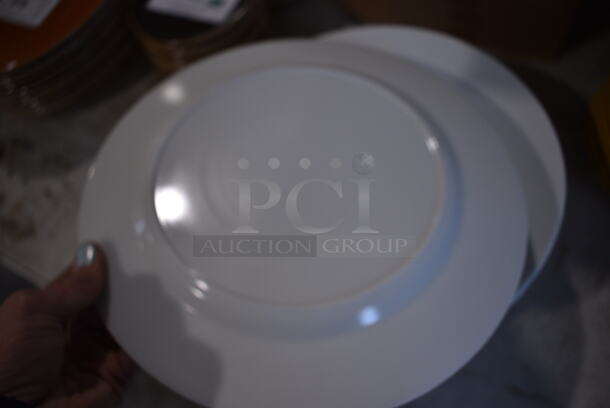 17 White Ceramic Plates. 11x11x1. 17 Times Your Bid! - Image 3 of 3