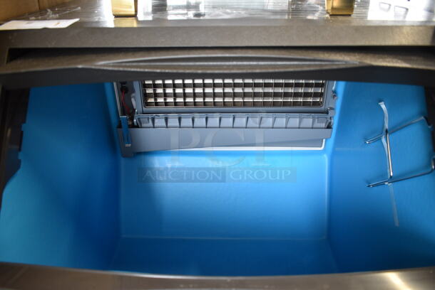BRAND NEW SCRATCH AND DENT! 2023 Manitowoc UDF0190A-161B Stainless Steel Commercial Undercounter Self Contained Dice Cube Ice Machine with 90 lb. Bin. 198 lb. 115 Volts, 1 Phase.  - Image 4 of 7