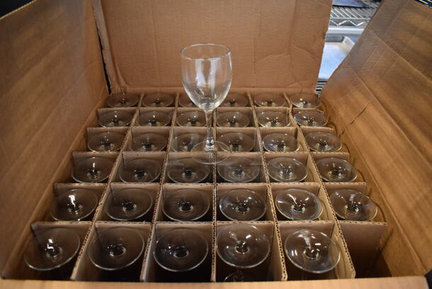 5 Boxes of Various BRAND NEW! Glasses; 3 Boxes of 36 Arcoroc Hi Ball, Box of 24 Embassy Brandy and Box of 36 Arcoroc Excalibur Goblet. 5 Times Your Bid! - Image 4 of 12