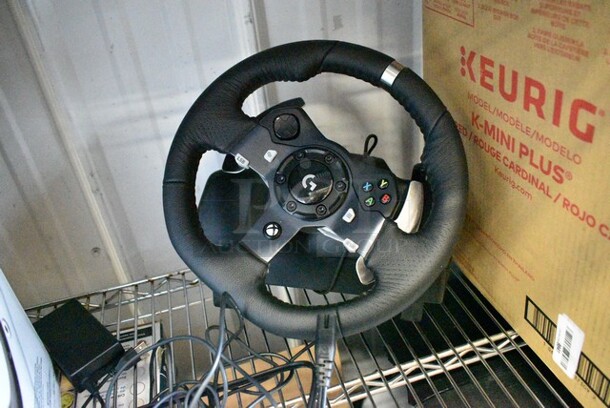 7 Various Items Including 4 Keurig Single Cup Coffee Machine, Yamaha HS5 Speaker, DeLonghi Dedica Single Cup Espresso Machine, Logitech Game Steering Wheel and Gas Pedals. 7 Times Your Bid!  - Image 12 of 12