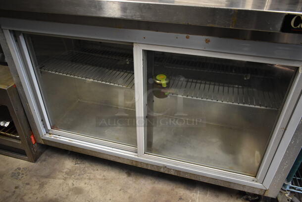Continental Stainless Steel Commercial 2 Door Cooler Merchandiser on Commercial Casters. 115 Volts, 1 Phase. Tested and Working! - Image 3 of 7