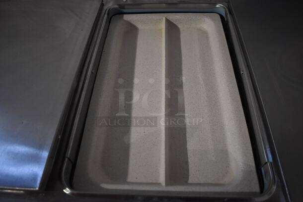 2010 Delfield 4472N-30M-AS Stainless Steel Commercial Prep Table w/ 3 Lids on Commercial Casters. 115 Volts, 1 Phase. 72x35.5x36. Tested and Working! - Image 7 of 9