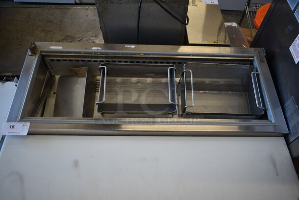 2015 Continental CPA43 Stainless Steel Commercial Prep Table Bain Marie w/ 3 Drawers. 115 Volts, 1 Phase. Tested and Working! - Image 2 of 9
