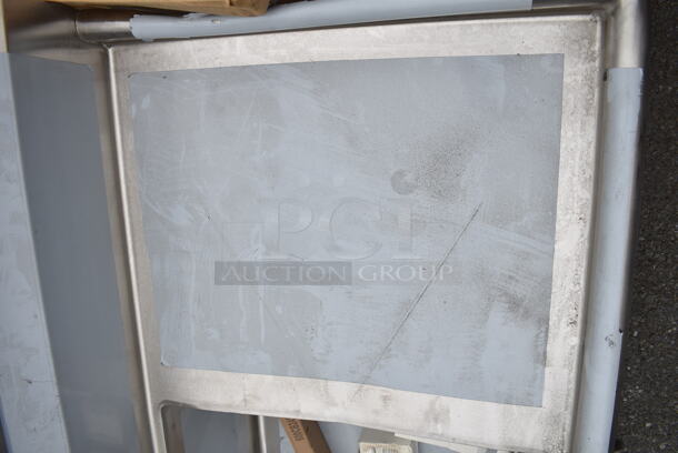BRAND NEW SCRATCH AND DENT! Regency 600S32424224 Stainless Steel 87" 2 Bay Sink w/ Dual Drain Boards. Bays 24x24x13. Drain Boards 16.5x25.5 - Image 4 of 9