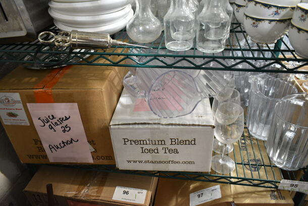 ALL ONE MONEY! Tier Lot of Various Items Including Casters, Poly Pitchers and Glasses - Image 1 of 6