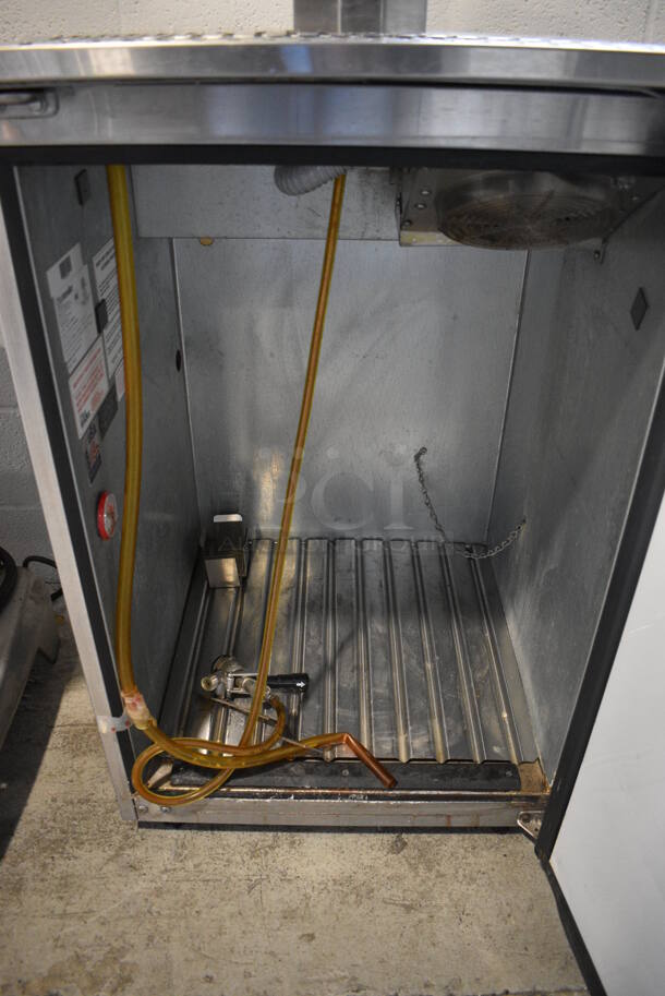Glastender Model KC24-N1-BS1(R) Stainless Steel Commercial Direct Draw Kegerator w/ Single Tap Beer Tower and Coupler. 115 Volts, 1 Phase. 24x25x52. Tested and Working! - Image 5 of 7