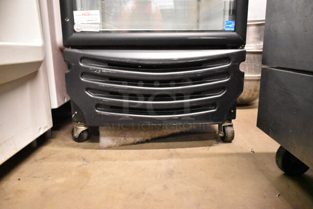 Imbera G319 CO2 Metal Commercial Single Door Reach In Cooler Merchandiser w/ Poly Coated Racks. 115 Volts, 1 Phase. Tested and Powers On But Does Not Get Cold - Image 2 of 6