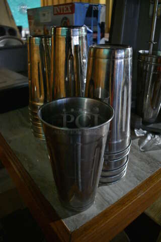 18 Metal Mixing Cups. 4x4x7. 18 Times Your Bid! (bar)