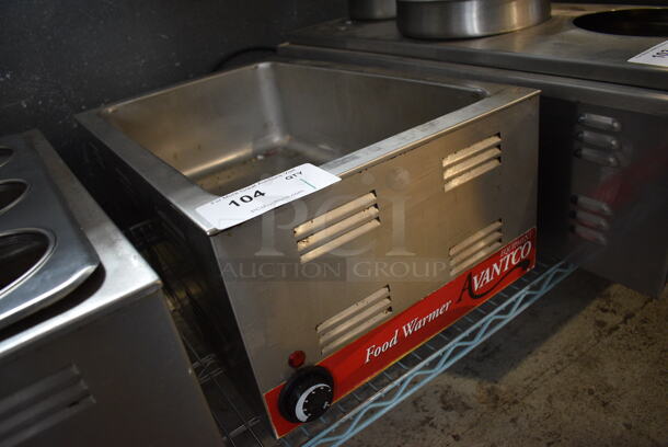 Avantco Stainless Steel Commercial Countertop Food Warmer. 120 Volts, 1 Phase. 14.5x22.5x8.5. Tested and Working! - Image 4 of 5