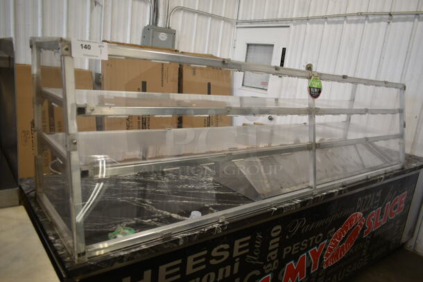 Stainless Steel Commercial Portable Prep Table w/ 3 Over Shelves on Commercial Casters. - Image 2 of 6