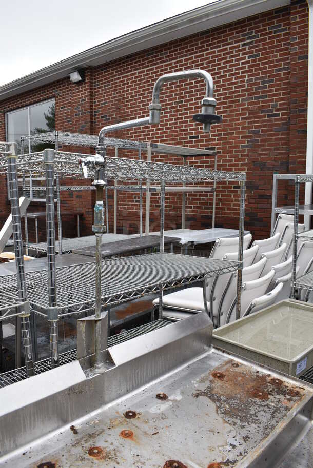 Stainless Steel Commercial Kettle Station. 50.5x39x67 - Image 8 of 8