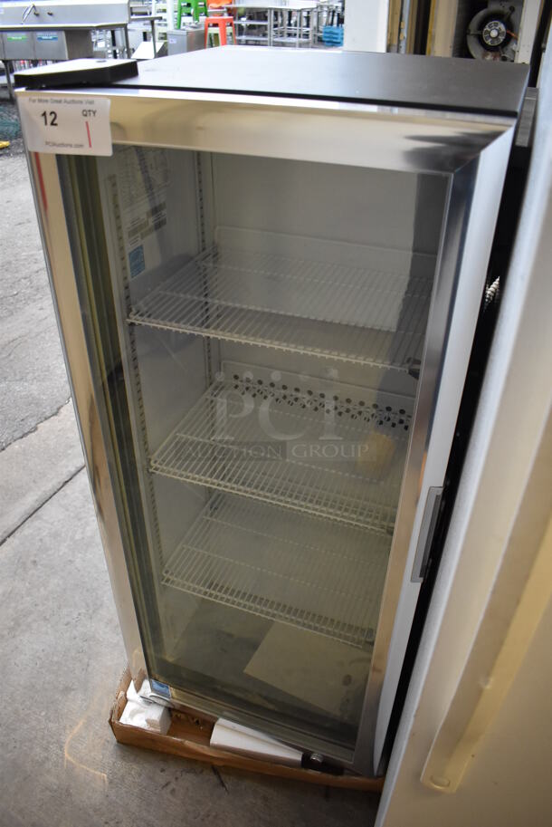 BRAND NEW! 2021 IDW G4-H0234B ENERGY STAR Metal Commercial Mini Cooler Merchandiser w/ Poly Coated Racks. 110-120 Volts, 1 Phase. 18x20x41. Tested and Working! - Image 3 of 6