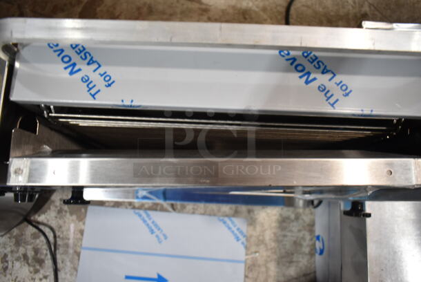 BRAND NEW SCRATCH AND DENT! 2024 Prince Castle 297-T9 Stainless Steel Commercial Slim-Line Vertical Contact Toaster - 2200 Buns / Hour. 115 Volts, 1 Phase. Tested and Working! - Image 7 of 8
