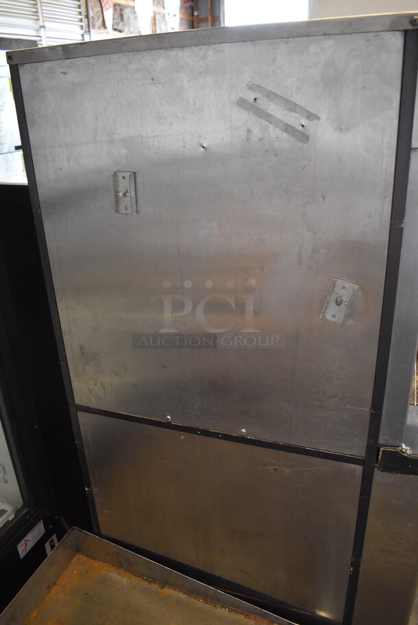 Stoelting 4231-18B Stainless Steel Commercial Floor Style 2 Flavor w/ Twist Soft Serve Ice Cream Machine on Commercial Casters. 208-230 volts, 1 Phase. 26x31x60 - Image 4 of 9