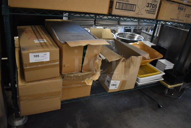 ALL ONE MONEY! Tier Lot of Various Items Including Poly Trays, Bowls and Buckets - Image 1 of 12