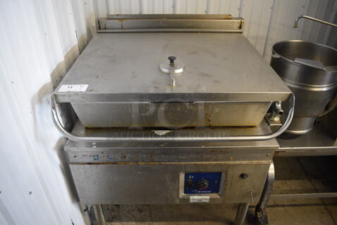 Cleveland Stainless Steel Commercial Natural Gas Powered Floor Style Braising Pan. 35x38x43