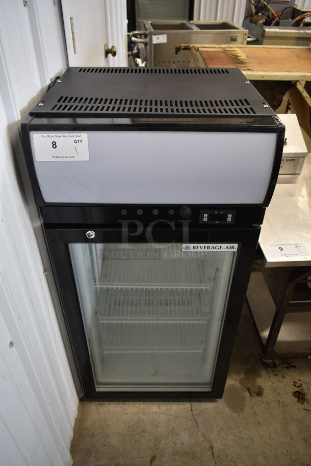 Beverage Air CTF3-1-B Metal Commercial Mini Freezer Merchandiser w/ Poly Coated Racks. 115 Volts, 1 Phase. Tested and Working! - Image 1 of 5
