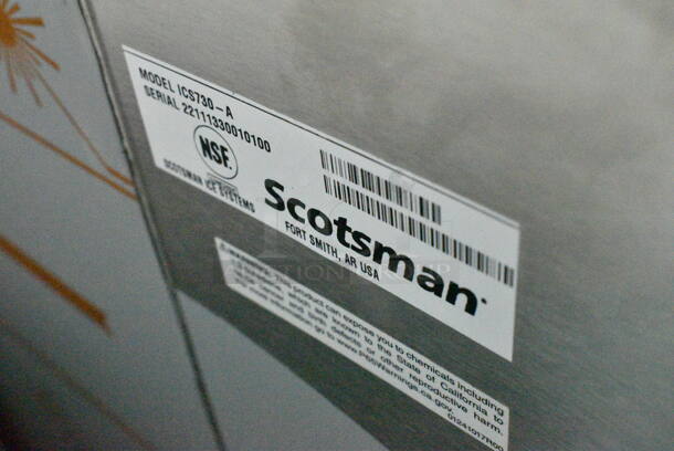 2022 Scotsman ICS730-A Stainless Steel Commercial Ice Bin. Goes GREAT w/ Lots 172 and 173! - Image 7 of 7
