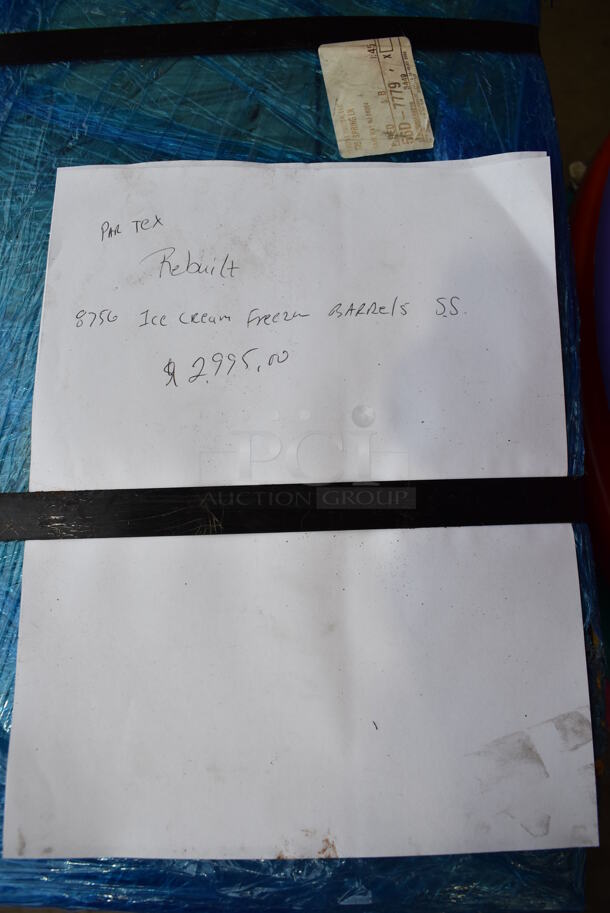 Par Tex Rebuilt 8756 Ice Cream Freezer Barrel. Cost $2,995.00 - Image 2 of 5