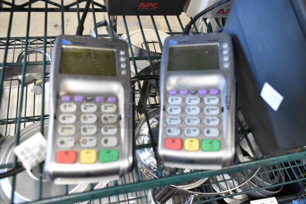 11 Various Items Including 2 Par POS Monitors, 2 NCR POS Monitors, 2 Verifone Credit Card Reader, 2 Epson M244A Receipt Printer, Epson M129B Receipt Printer, 2 APC Uninterruptible Power Supply. 11 Times Your Bid!  - Image 5 of 12