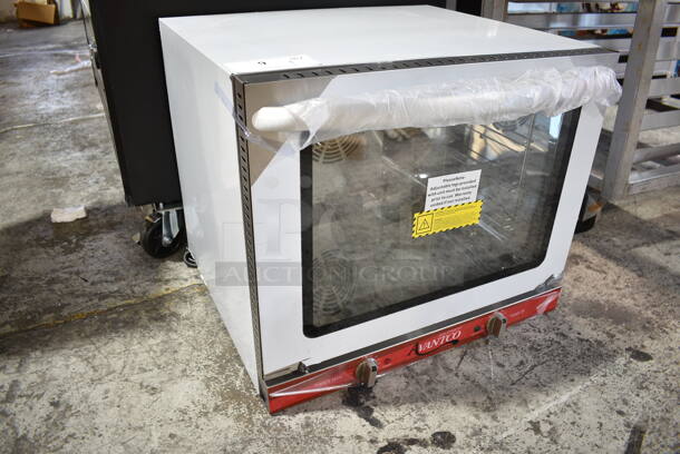 BRAND NEW SCRATCH AND DENT! Avantco 177CO28M Stainless Steel Commercial Countertop Electric Powered Half Size Convection Oven. 208/240 Volts, 1 Phase.  - Image 3 of 6
