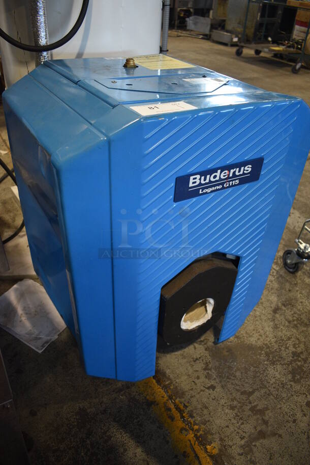 Buderus Logano Model G115/3 Metal Hot Water Oil Boiler. 24x21x31.5 - Image 4 of 8
