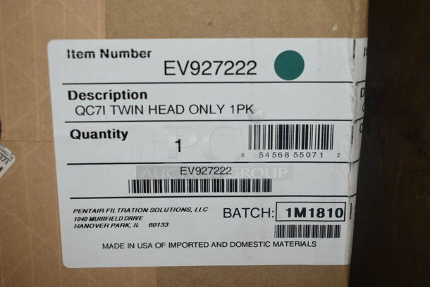 7 BRAND NEW IN BOX! EV927222 QC7I Twin Head Twin Manifold. Stock Picture Used as Gallery Picture. 7 Times Your Bid! - Image 3 of 4