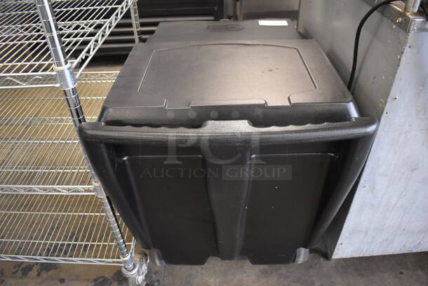 BRAND NEW! Choice Black Poly Insulated Ice Bin on Commercial Casters. 23x32x29 - Image 5 of 6